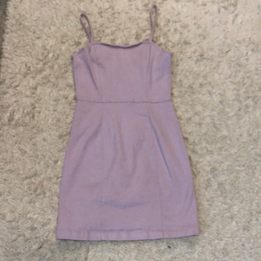 Lilac jean dress